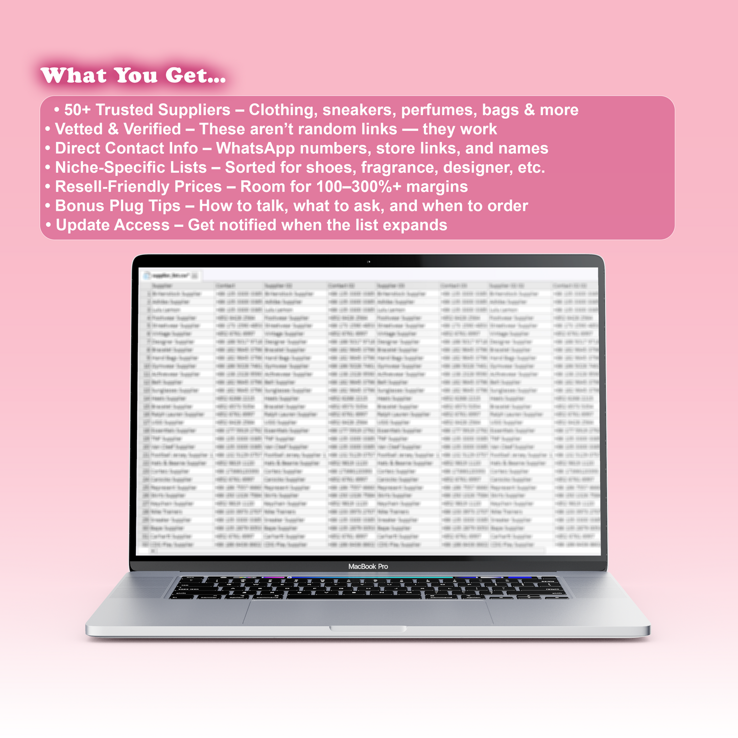 My Supplier Secrets